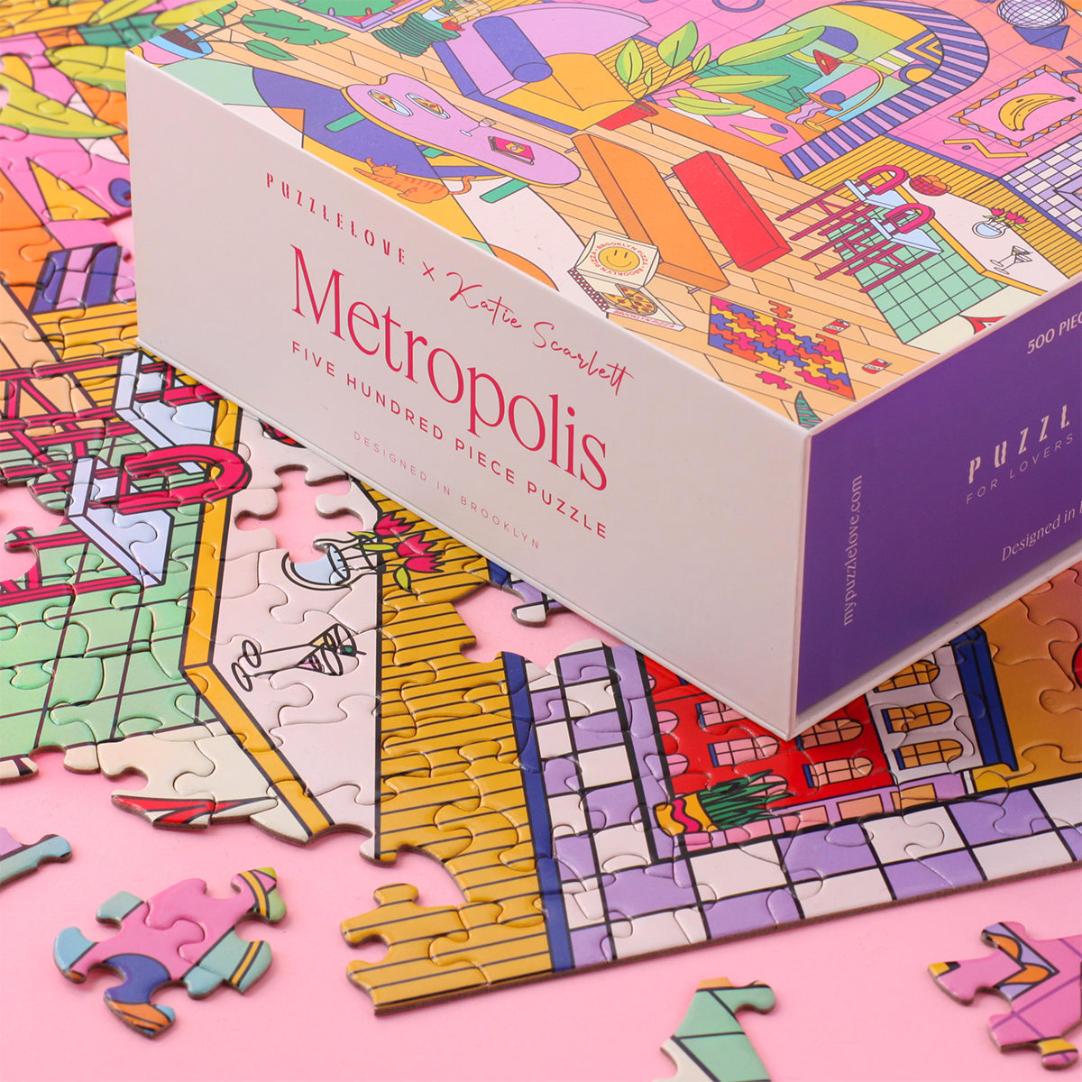 liebe 5th記念セット Love Connection Wooden Jigsaw Puzzle | Liberty Puzzles
